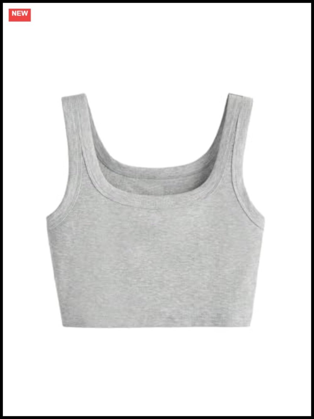 Women's Ribbed Crop Tank Top Sleeveless Scoop Neck Summer Basic